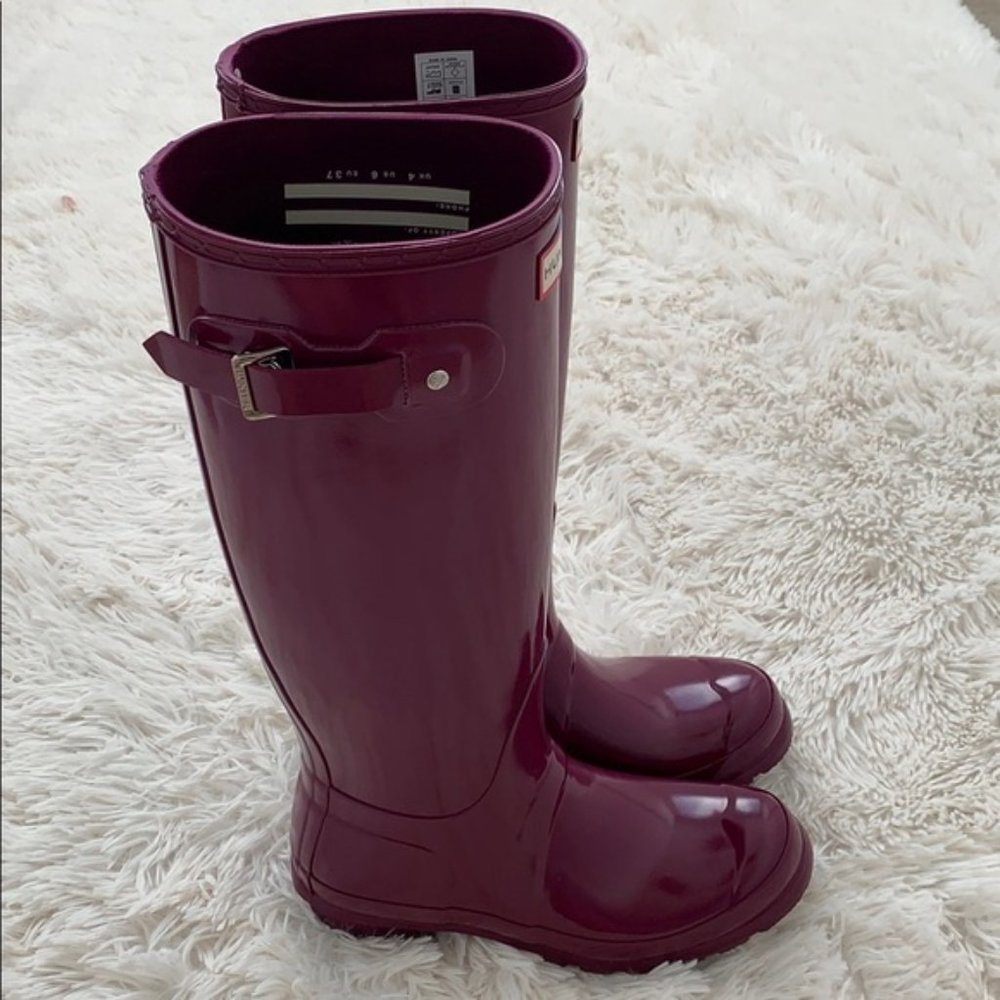 Hunter Original Tall Glossy rain boots